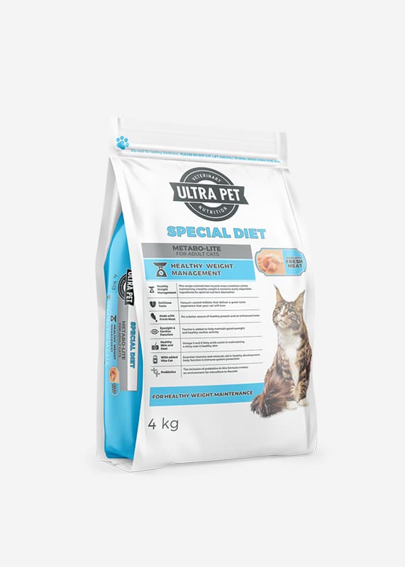 Cat Weight-Loss Food, Special Diet Metabo-Lite Pack, Blue and White Ultra Pet Pack
