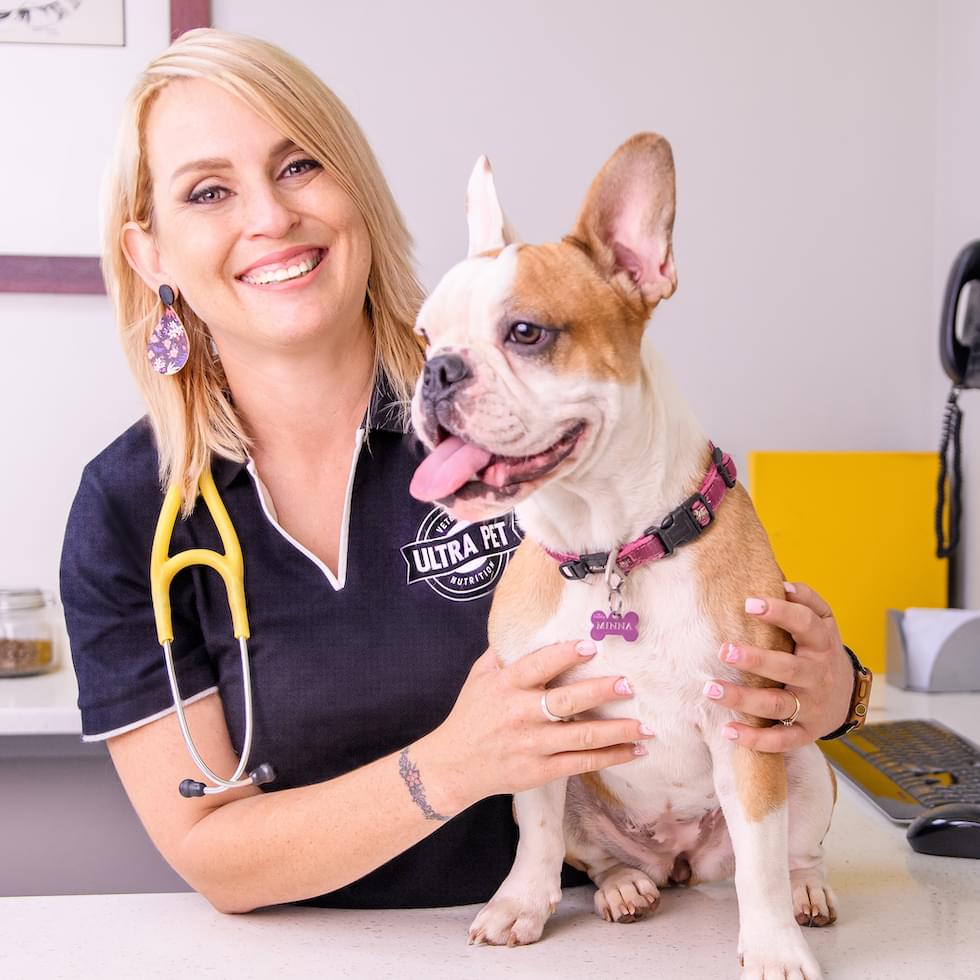 DR Karien and a pooch