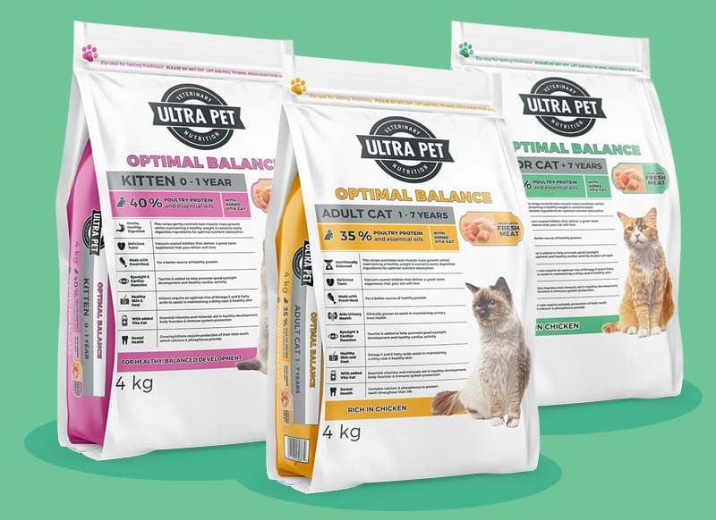 Ultra Pet Product Range for Cats