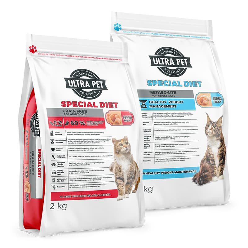 Special Diet Cat Food Packshots