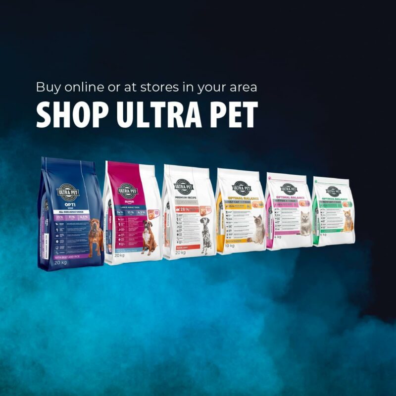 Ultra Pet dog and cat food range